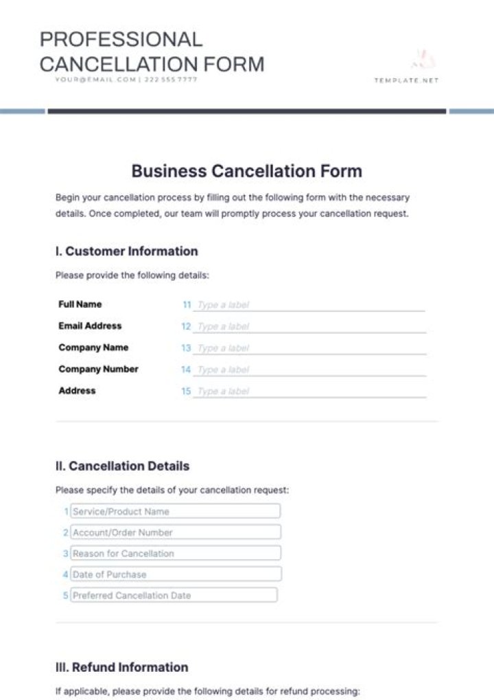 Budget Cancellation Policy - How To Discuss